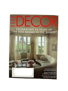 ELLE DECOR Magazine October 2024 35th Anniversary Best Rooms in the World